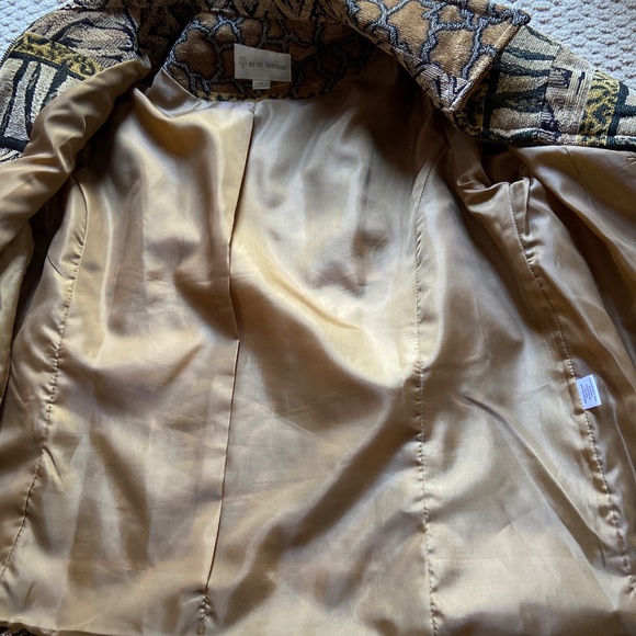Erin London size M Animal Print Lined Jacket Exc - Picture 5 of 8